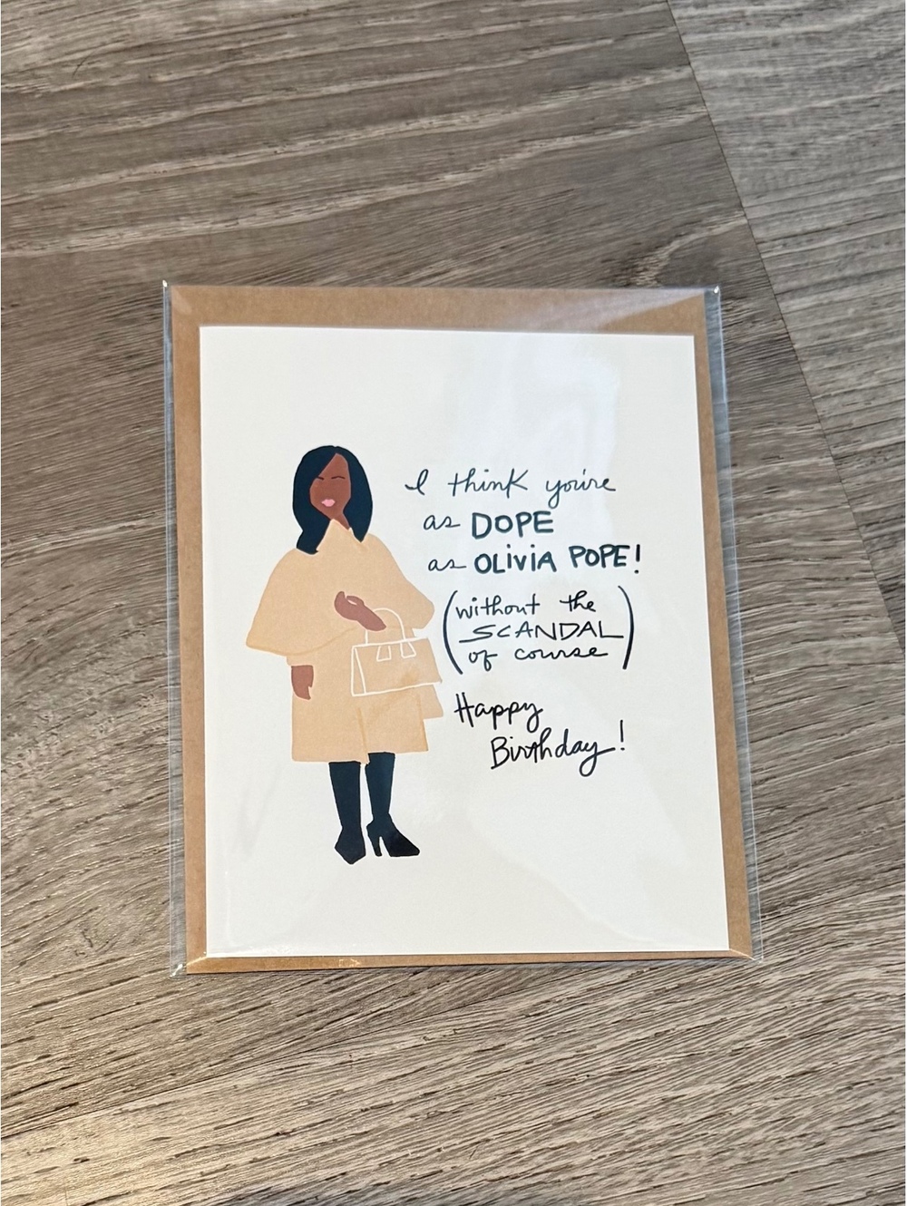 Olivia Pope Birthday Greeting Card